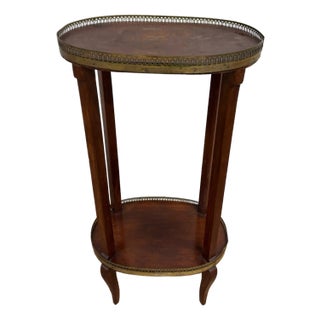 Antique Louis XVI Style Bouillotte Side Table Occasional Table For Sale