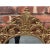 Louis XVI Style Italian Brass Console & Mirror For Sale - Image 4 of 8