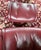 Vintage Stressless Ekornes MCM Burgundy (Red-Brown) Leather Lounge Chair & Ottoman For Sale In Seattle - Image 6 of 12