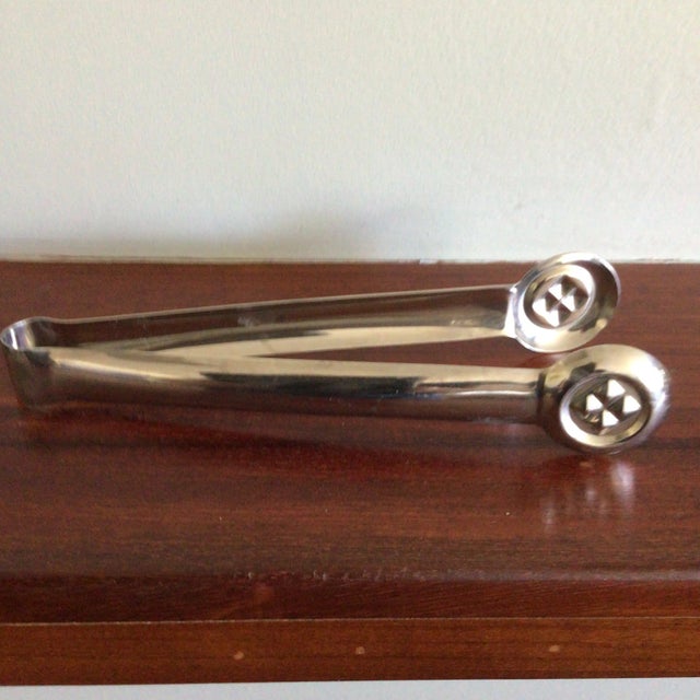 Vintage Lustro’ware Triple Insulated Ice Bucket and Wine Cooler Model B-100 With Hoffpritz Ice Tongs For Sale - Image 12 of 13