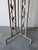 1980’s Postmodern Sculptural Metal & Plaster Torchère Floor Lamp For Sale - Image 4 of 12