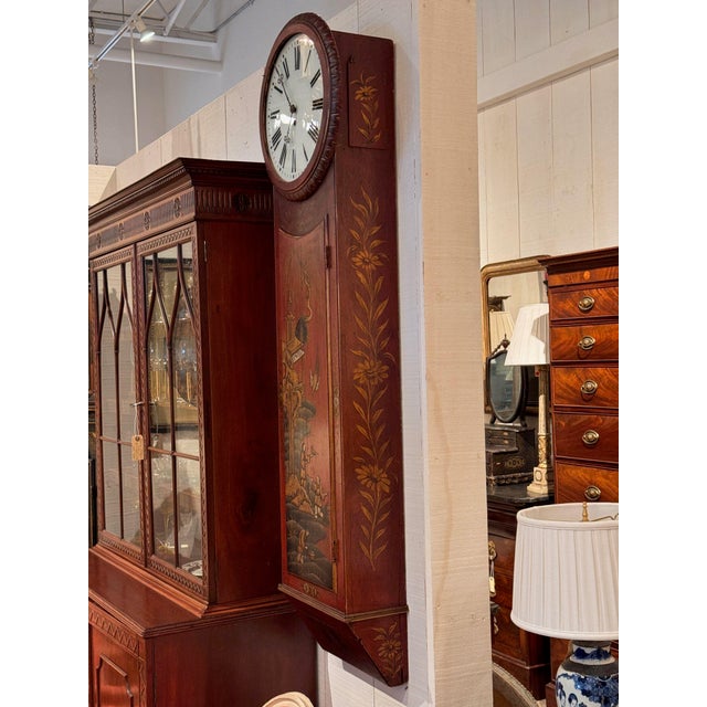 19th Century Chinoiserie Wall Clock For Sale - Image 12 of 15