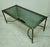 Metal Vintage Bamboo Effect Brass and Glass Coffee Table, 1950s For Sale - Image 7 of 10