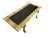 Metal 1960s Arturo Pani for Muller Black & Honey Onyx Coffee Table With Bronze Base, Mexico For Sale - Image 7 of 13