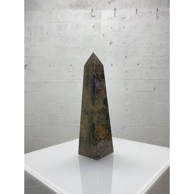 Mid-Century Marble Obelisk For Sale In Miami - Image 6 of 12