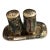 Vintage Mexican Alpaca Silver-Tone Salt and Pepper Shaker Set For Sale