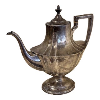 Antique Mauser Mfg. Co. Sterling Silver Coffee Pot 2 Pint 925 Fine For Sale