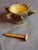 Museum-Grade Kabbalistic Assemblage: 18thC Inscribed Healing Mortar, Agla Amulet Tray & Travel Shabbat Candlesticks For Sale - Image 11 of 18