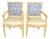 Gorgeous Pair of Palecek Leather Upholstered Chairs With Nailhead Trim For Sale