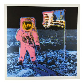 After Andy Warhol, The Moon, Limited Edition Lithograph For Sale