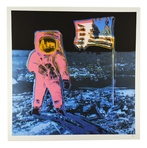 After Andy Warhol, The Moon, Limited Edition Lithograph