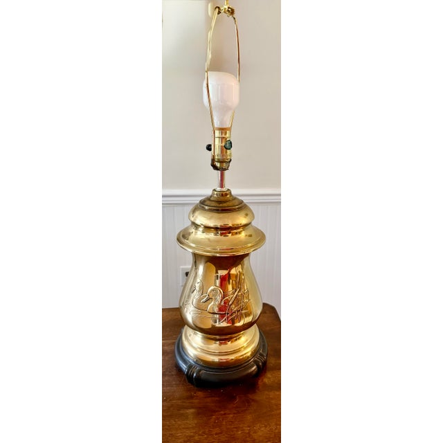 Brass Duck Brass Lamp For Sale - Image 8 of 12
