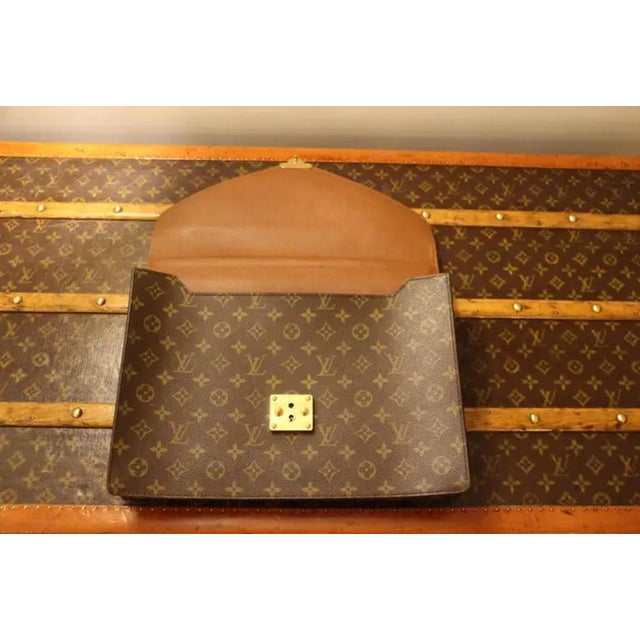 Brown Monogram Briefcase from Louis Vuitton, 1980s For Sale - Image 8 of 18