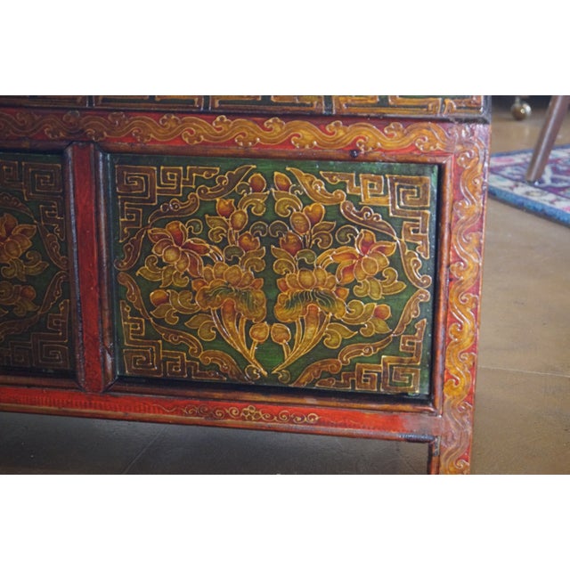 Early 20th Century Tibetan Altar Cabinet For Sale In San Antonio - Image 6 of 12