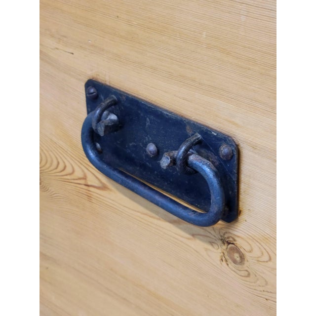 Antique Eastern European Natural Pine Blanket Chest For Sale - Image 11 of 13