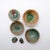 Green Decorative Ceramics by N. Lebrun for Fond d'Atelier, Belgium, 1970s, Set of 6 For Sale - Image 13 of 13