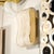 Pair of Hand-Blown Undulating Reeded Murano Glass Sconces With Brass Fittings For Sale - Image 14 of 18