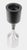 Mid 20th Century Danish Modern Stainless Steel and Black Ebonized For Sale - Image 4 of 6