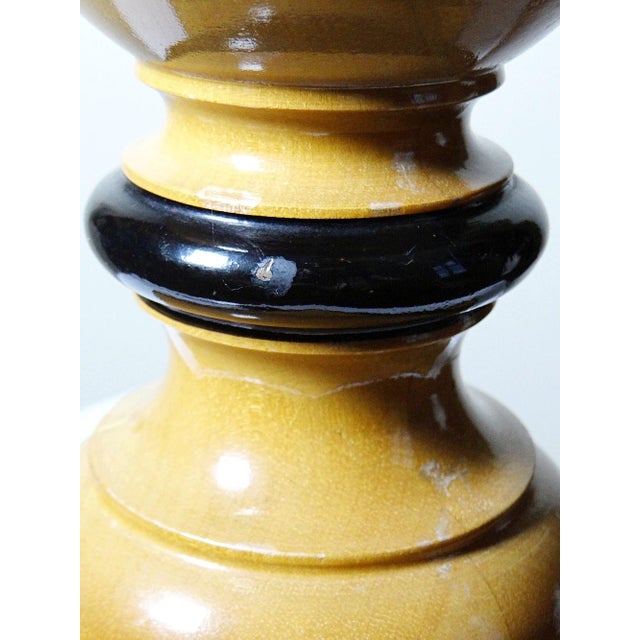 Large Verdennes Lamp in Turned Wood from Le Dauphin, 1970s For Sale - Image 13 of 16