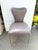 Baker Furniture Company Baker Clara Chairs Leather & Brass Set of 4 For Sale - Image 4 of 6