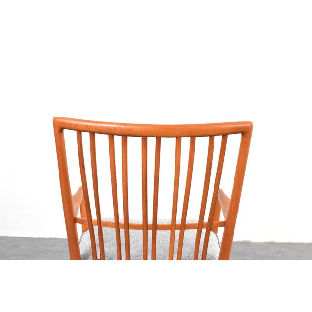 Oak Ml33 Rocking Chair by Hans J. Wegner for A/S Mikael Laursen, 1950s For Sale - Image 9 of 18