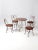 Wood Antique Children's Ice Cream Parlpor Table & Chairs For Sale - Image 7 of 13
