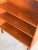 Brown Vintage Danish Teak Bookcase Scandinavian Modern Open Shelf Cabinet For Sale - Image 8 of 10