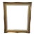 Vintage Ornate Gilt Wood Picture Frame With Linen Liner For Sale