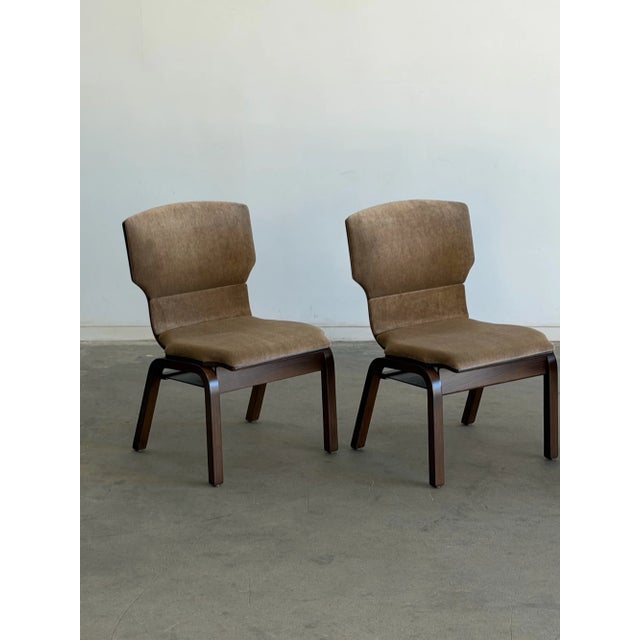 Brown 1990s Bentwood Dining Chairs - Set of Four For Sale - Image 8 of 18
