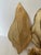 Late 20th Century Vintage Late 20th Century Gilt Iron Sheet Candle Sconces With Leaf Design - A Pair For Sale - Image 5 of 6