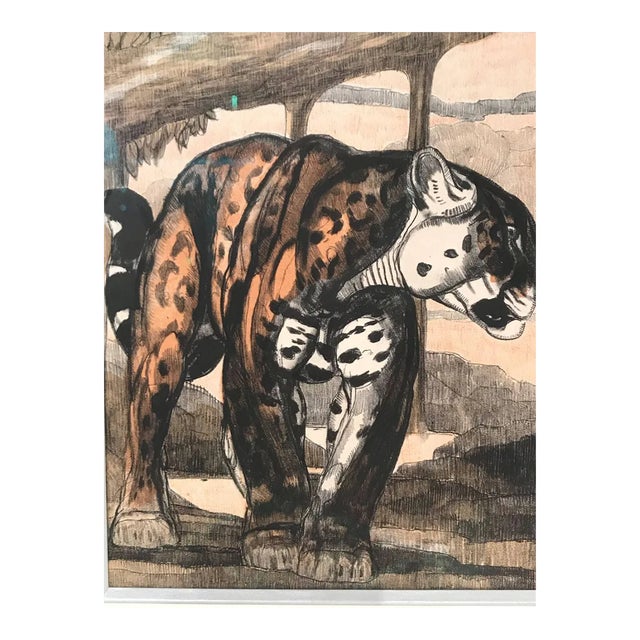 After Paul Jouve, Panthere 1, 1948, Engraving For Sale