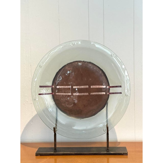 Vintage Mexican Glass Sculpture For Sale - Image 9 of 12