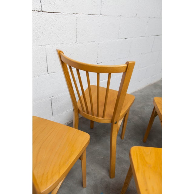 Model 153 Bistro Chairs from Baumann, 1981, Set of 4 For Sale - Image 14 of 18