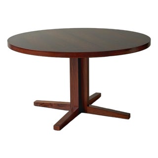 Danish Modern Rosewood Extension Dining Table by Heltborg Møbler, Attributed to John Mortensen For Sale