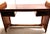 Paul Frankl Styled Stacked Rattan Bamboo Desk. Vintage, Refurbished, Mahogany Desk or Entry Table. For Sale - Image 9 of 9