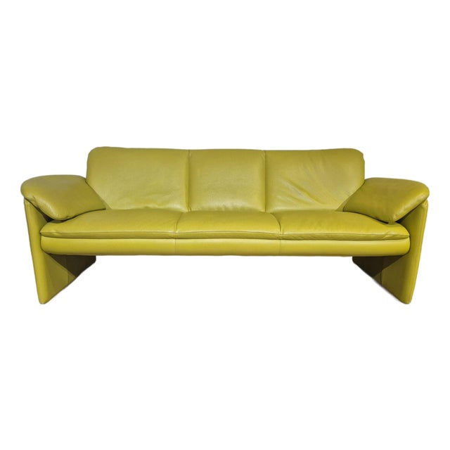 Lime Green Catalpa 3-Seater Sofa from Leolux For Sale
