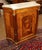 Late 19th Century French Napoleon III Marble Top Inlaid Server Side Cabinet Dimensions : 39.5" Wide X 15.75" Deep X 42.5"...