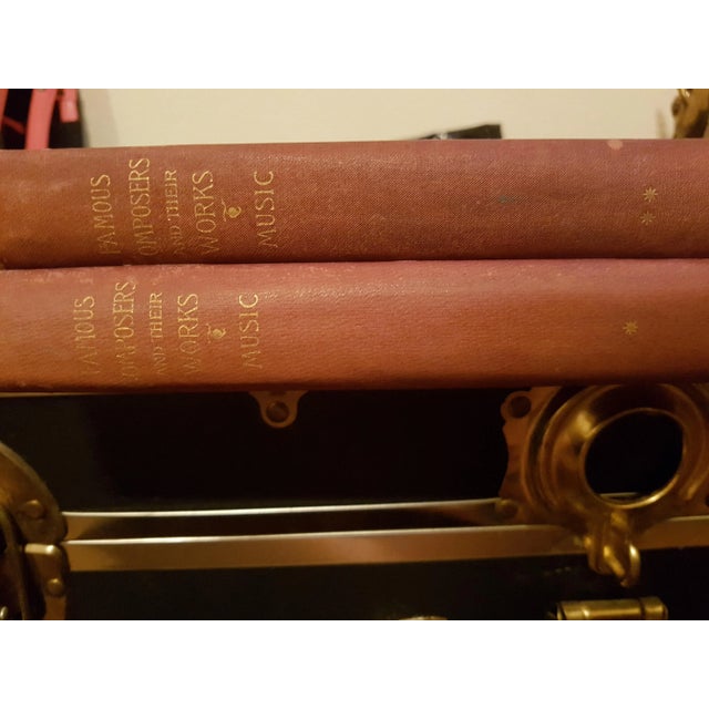 Brick Red Famous Composers and Their Works Vol. I - VI Books - Set of 6 For Sale - Image 8 of 13