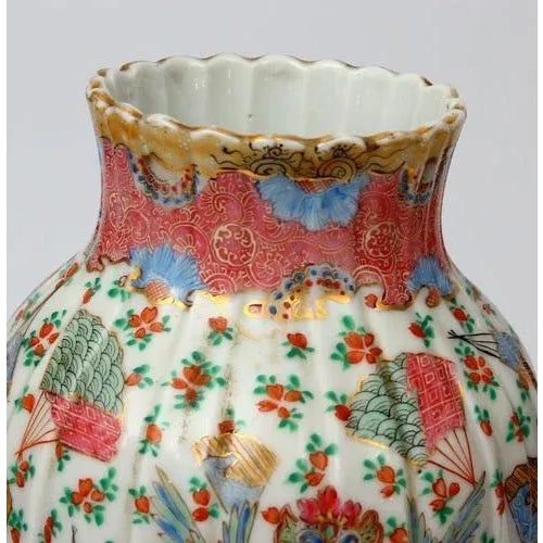 Ceramic Porcelain Vase on a Bronze Base For Sale - Image 7 of 11
