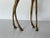 Brass 70"s Vintage Art Handmade Solid Brass Giraffe Sculpture/ Sold For Sale - Image 8 of 13