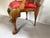 Wood Early 20c Queen Anne Red Velvet Mahogany Chair - 1 Pc For Sale - Image 7 of 9
