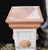 Italian Marble Pedestal Column Tables, Set of 2 For Sale - Image 4 of 8