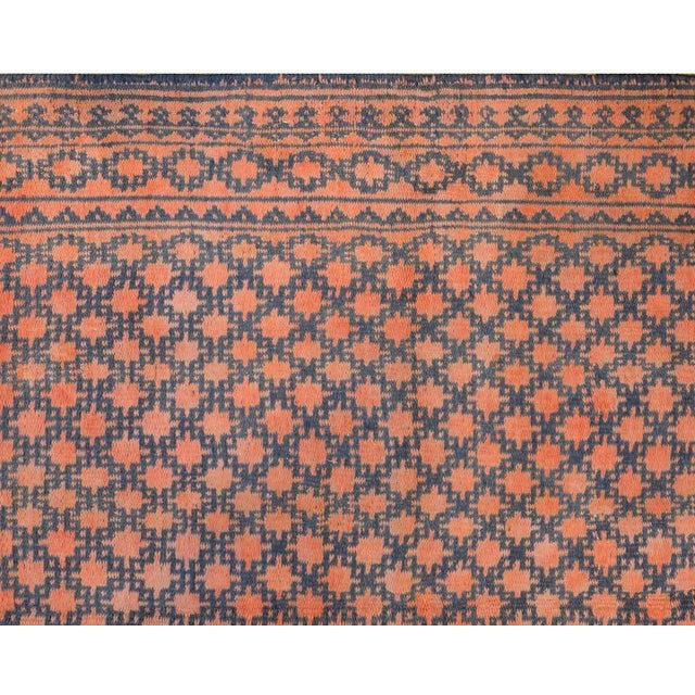 Textile Vintage Persian Cotton Kilim Rug For Sale - Image 7 of 11