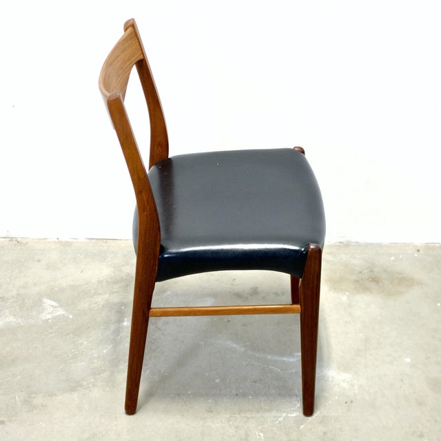 Glyngøre Stolefabrik Set of 4 Rosewood Model No. Gs60 Dining Chairs Designed by Arne Wahl Iversen For Sale In Boston - Image 6 of 14