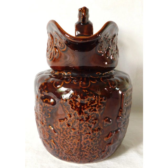 Mid 20th Century Vintage C1940s Arthur Wood Figural Horse Majolica Pitcher For Sale - Image 5 of 11