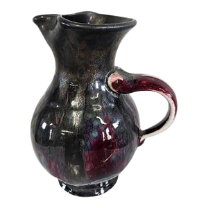 Late 20th Century Hand-Thrown Edgecomb Potters Small Traditional Pitcher