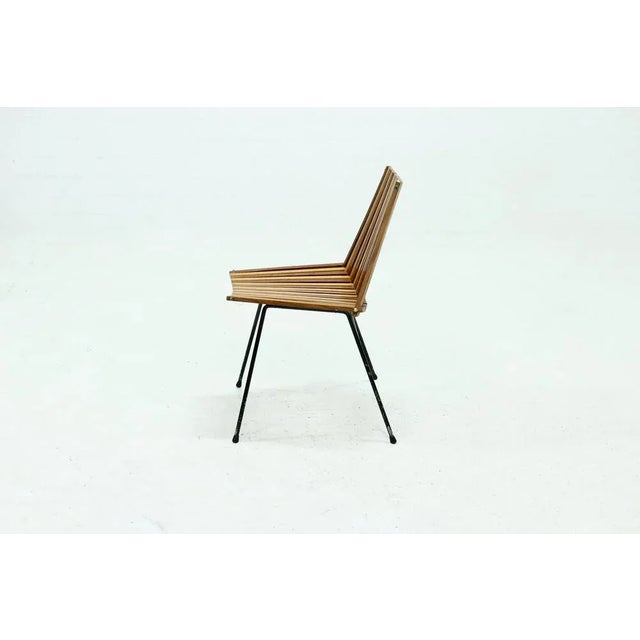 Brown Slat Chair from Rohé, 1960s For Sale - Image 8 of 12