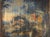 A Large 18th Century French Toile Peinte of a Stag Hunt in the Forest For Sale In Dallas - Image 6 of 17