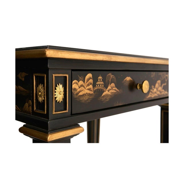 Not Yet Made - Made To Order Louis XVI Chinoiserie End Table For Sale - Image 5 of 6