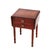Traditional Antique Sheraton Cherry & Tiger Maple Two Drawer Drop Leaf Table C1840 For Sale - Image 3 of 6